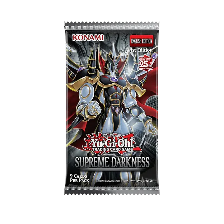 YU GI OH Supreme Darkness Booster Pack, 1st Edition, Konami English Version