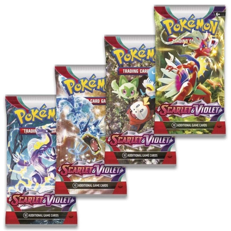 Scarlet & Violet Booster Pack 3pcs